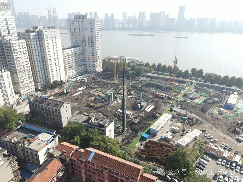 热烈庆祝招商和平里项目CSM止水帷幕顺利完工！